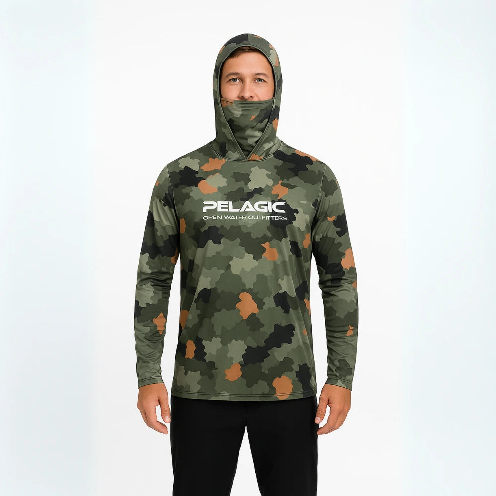 Camisa Manga Longa PELAGIC UV50+ Camuflada