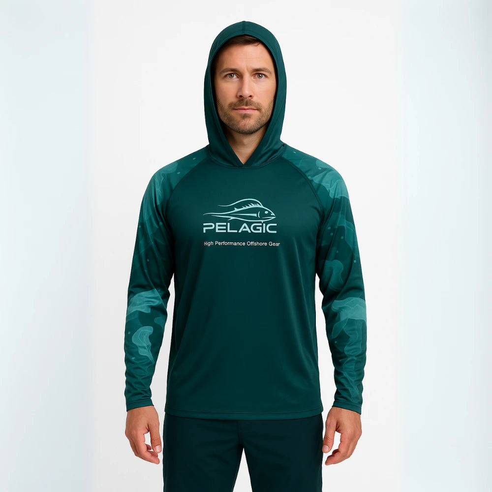 Camisa Manga Longa PELAGIC UV50+ Estampada