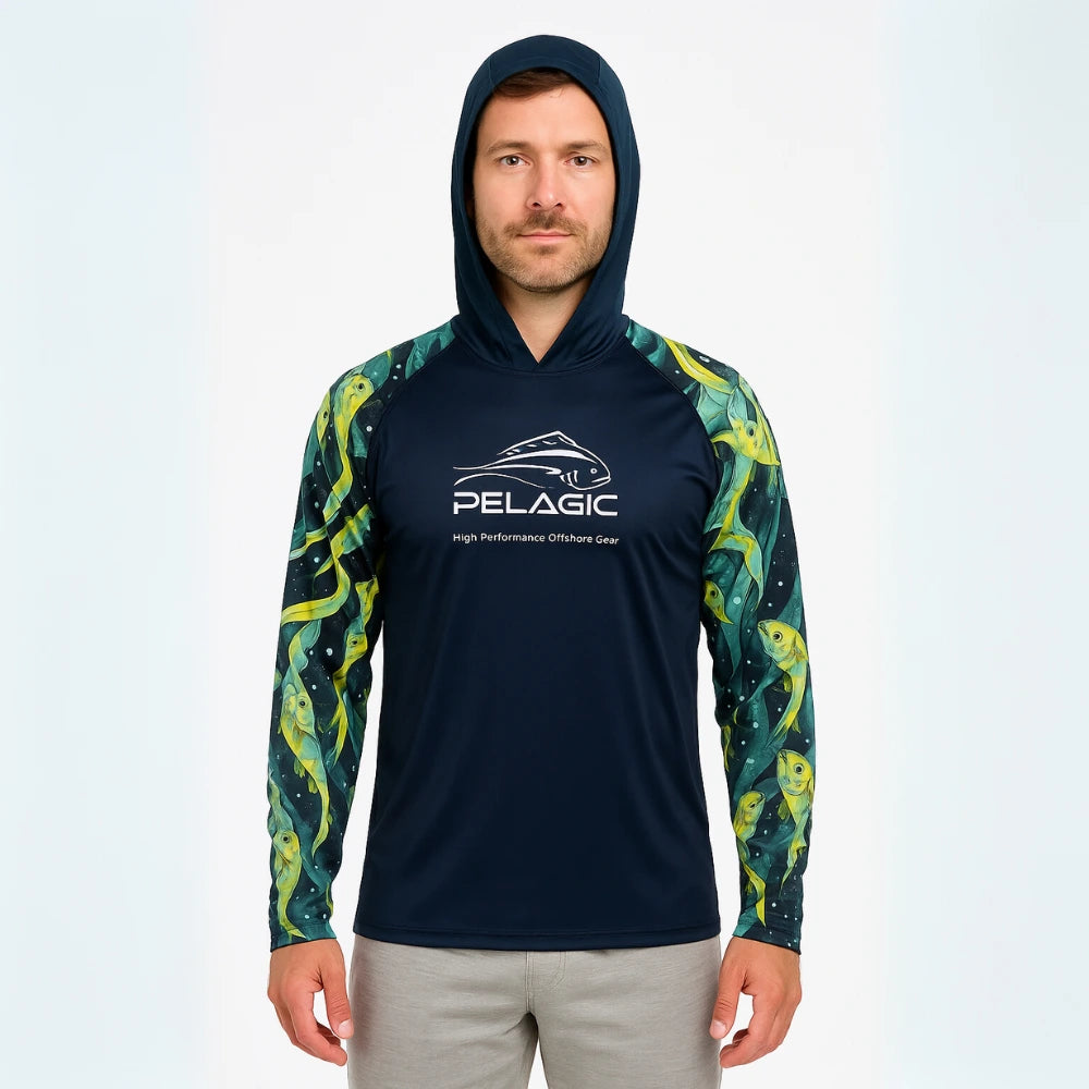 Camisa Manga Longa PELAGIC UV50+ Estampada