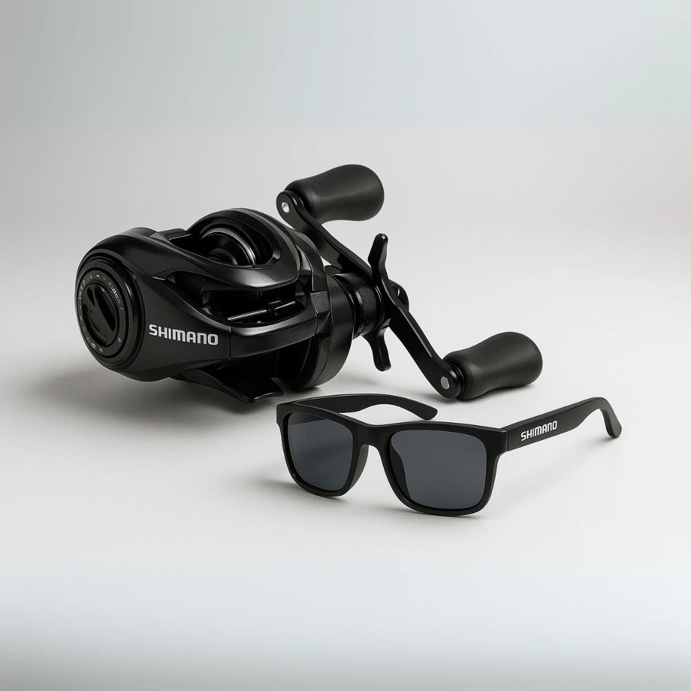 Carretilha Shimano YX200 Anti-Cabeleira + Óculos de BRINDE!