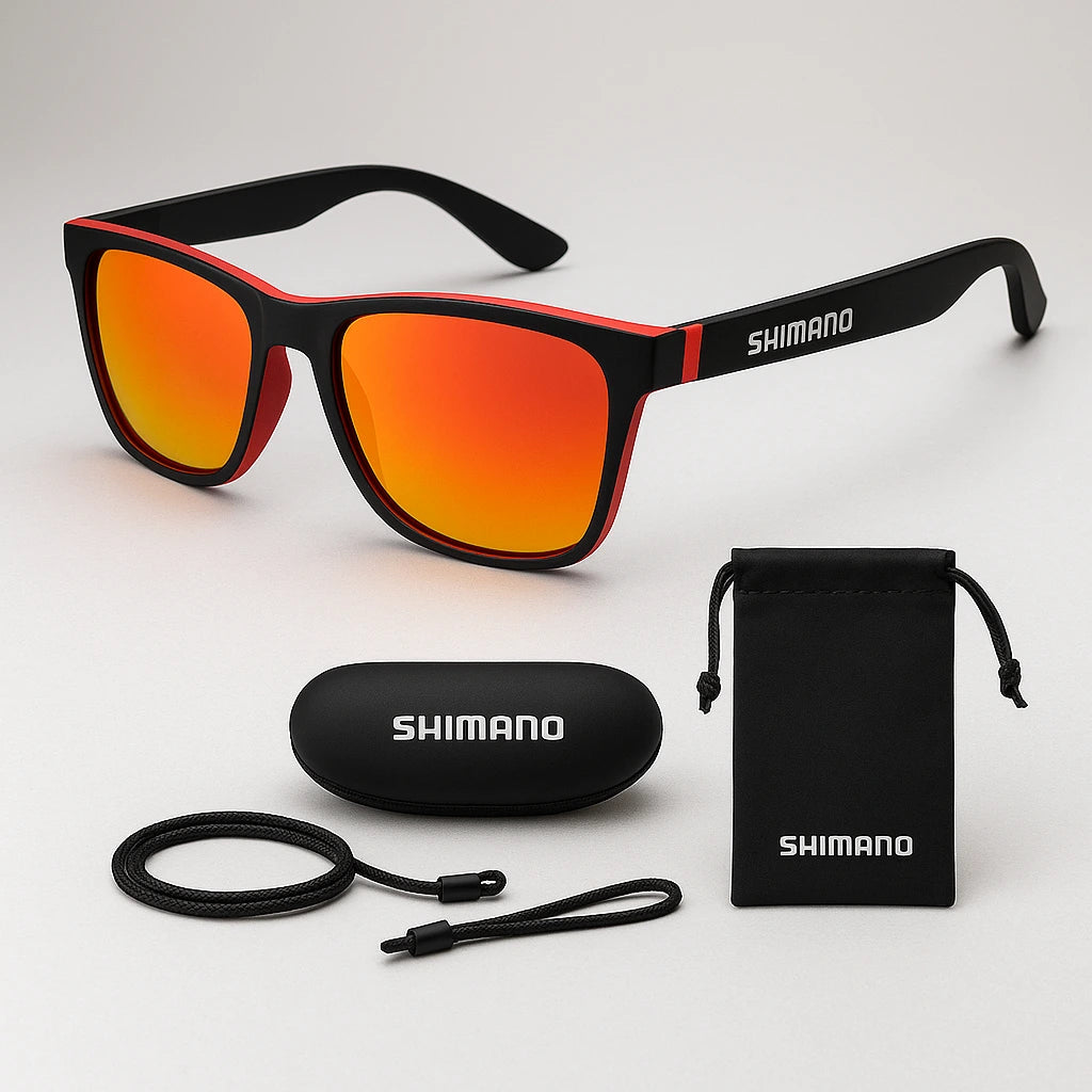 Óculos Oficial Shimano Polarizado UV400 + Brindes Exclusivos!
