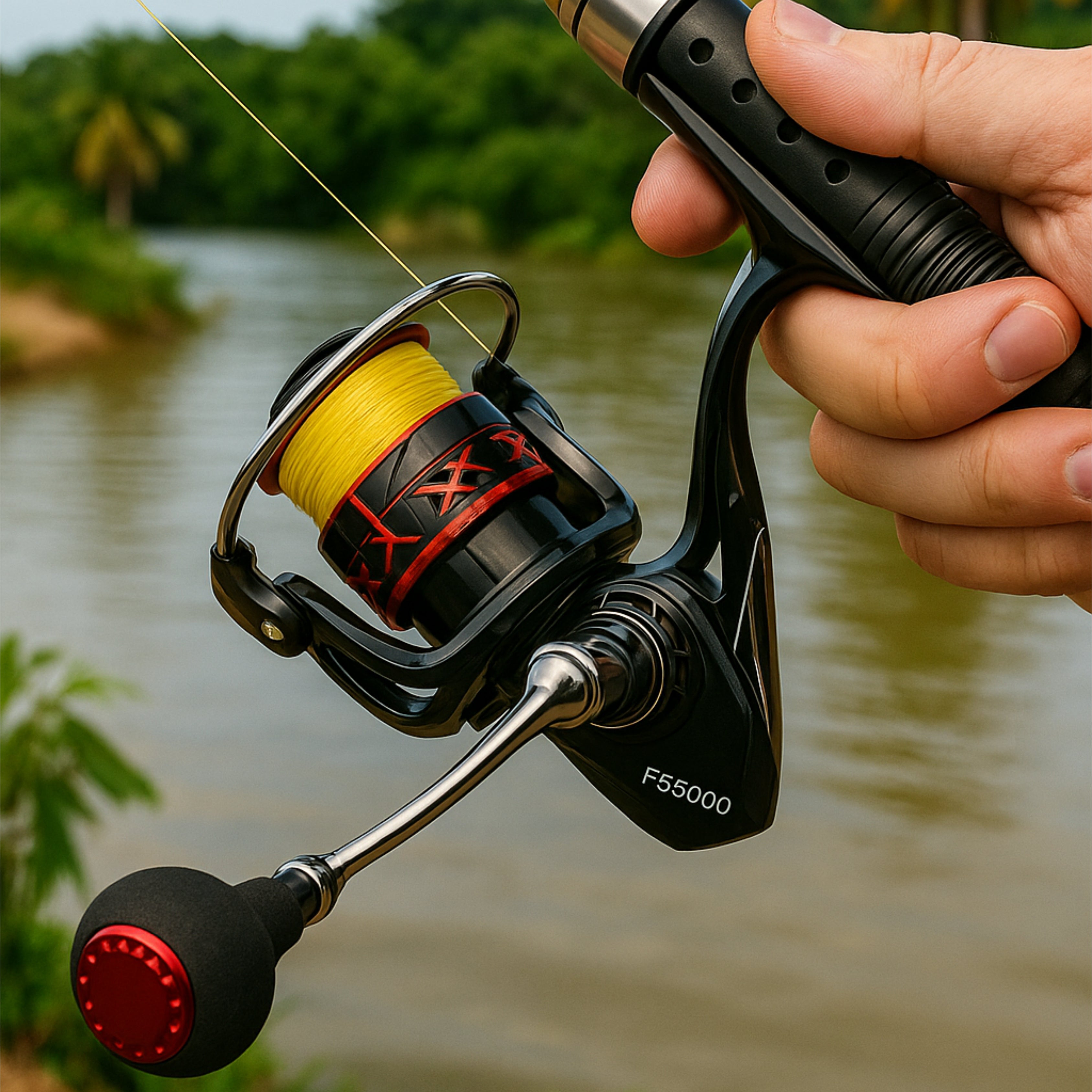 Molinete Abu Garcia Black MAX3 2024 Deukio + Óculos GRÁTIS!