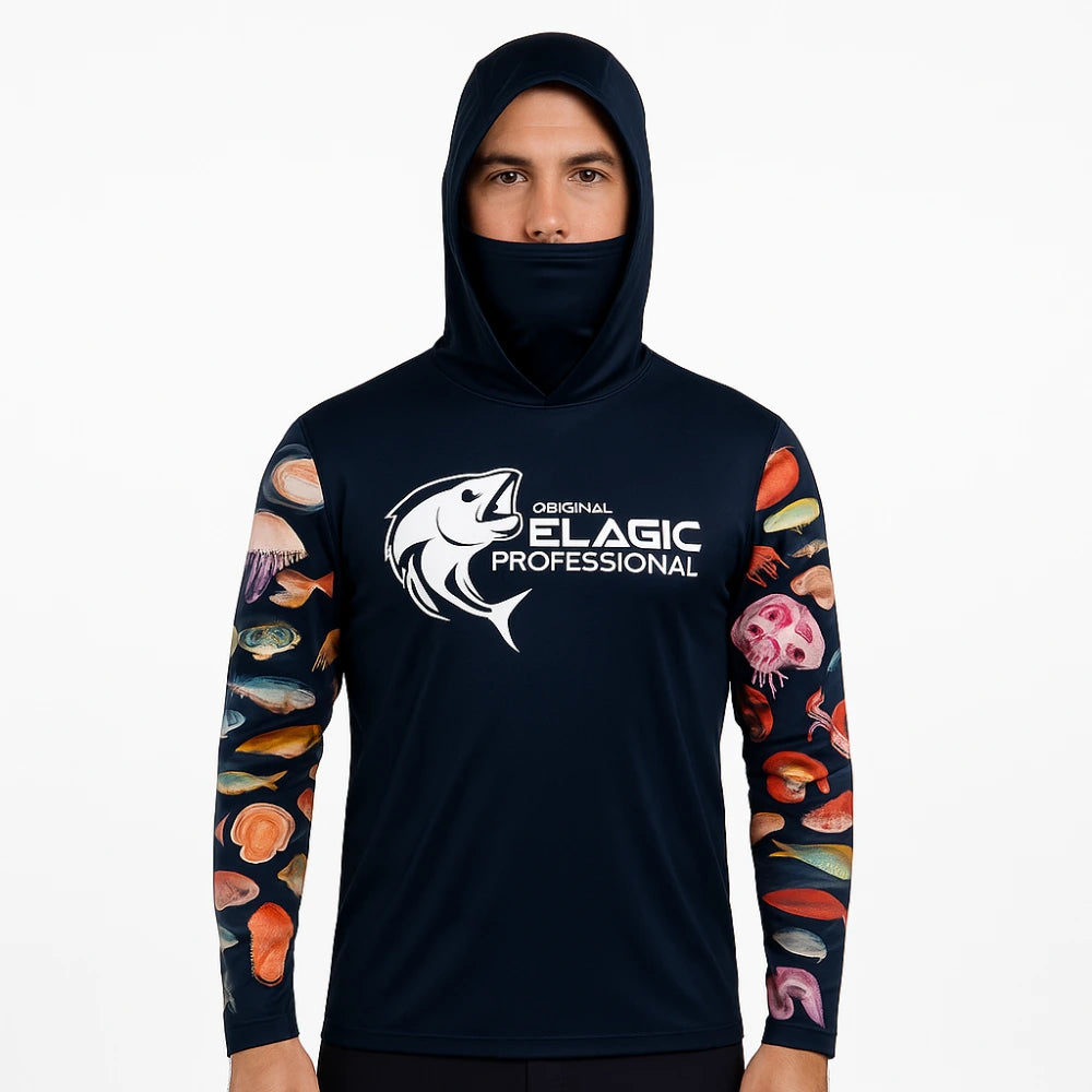 Camisa Manga Longa PELAGIC UV50+ Estampada
