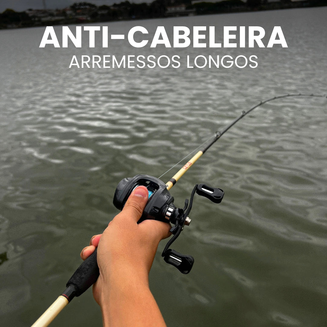 Carretilha Shimano YX200 Anti-Cabeleira + Óculos de BRINDE!