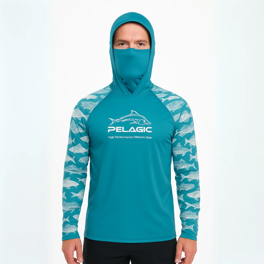 Camisa Manga Longa PELAGIC UV50+ Estampada