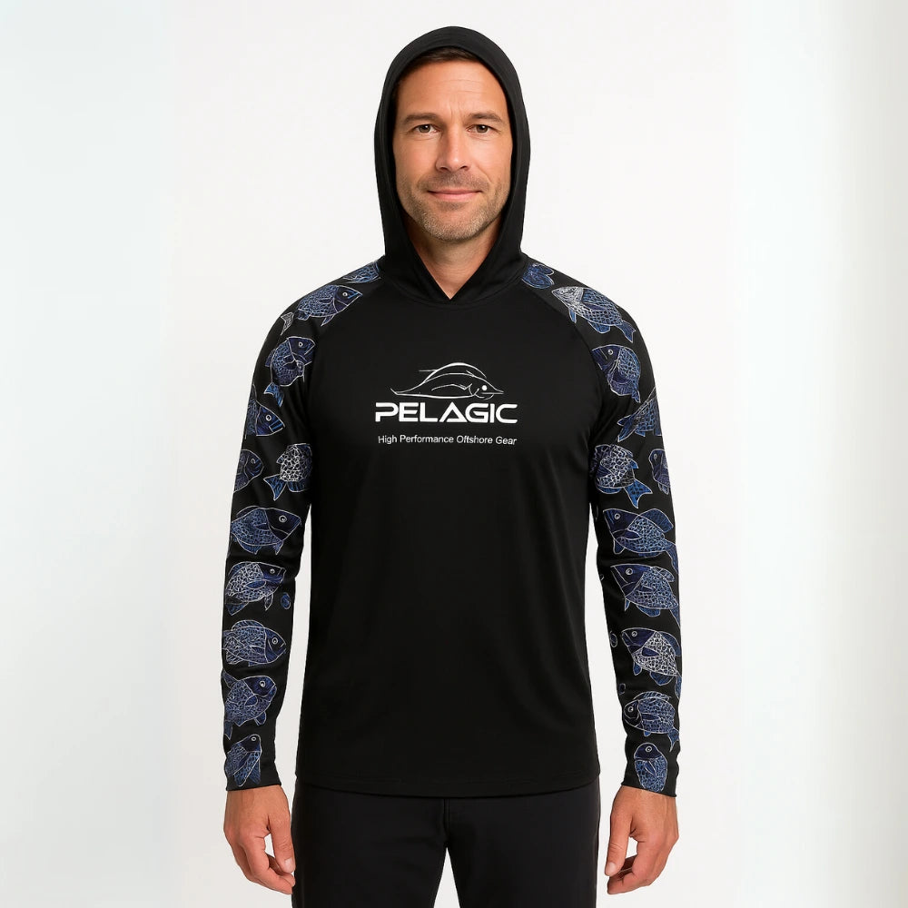 Camisa Manga Longa PELAGIC UV50+ Estampada