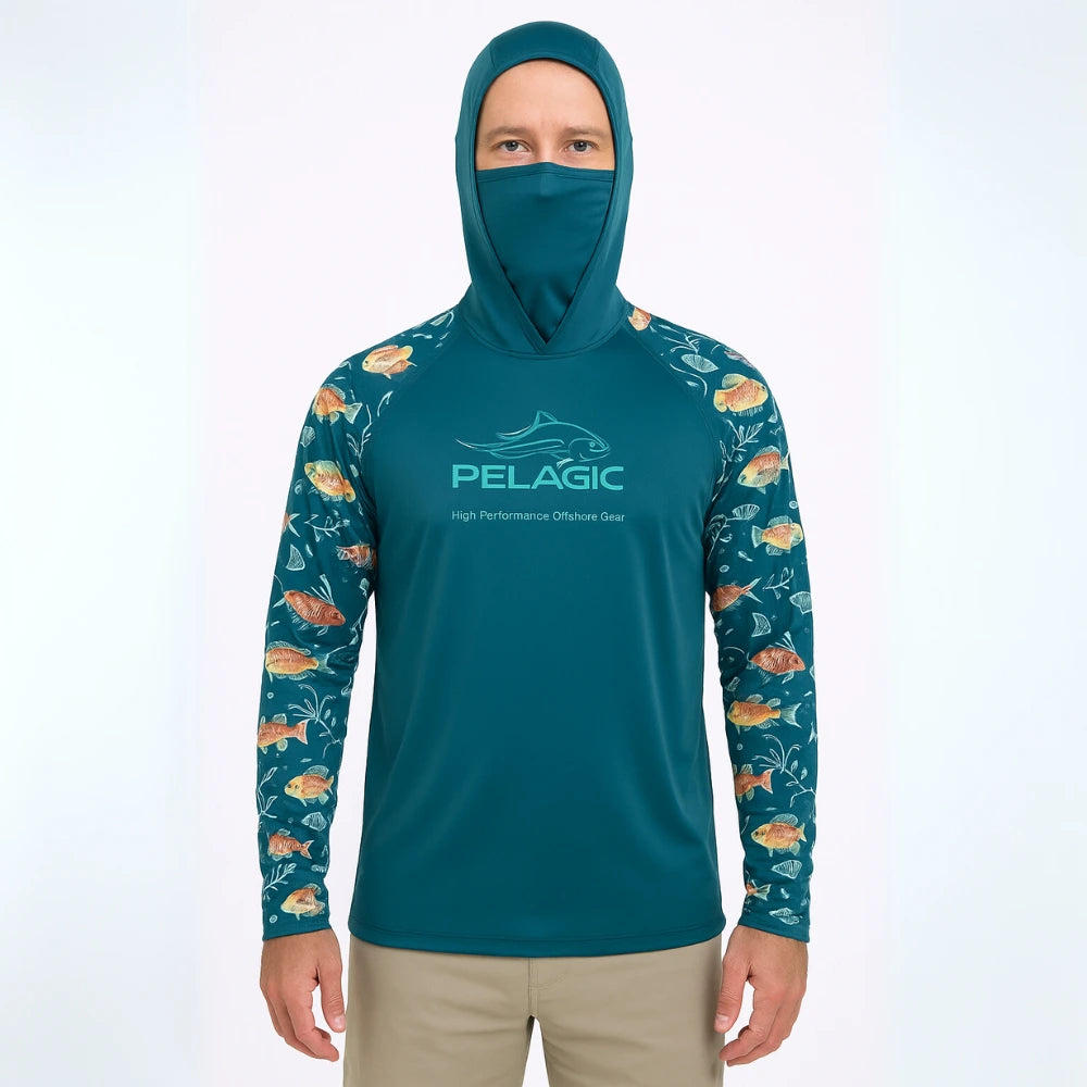 Camisa Manga Longa PELAGIC UV50+ Estampada